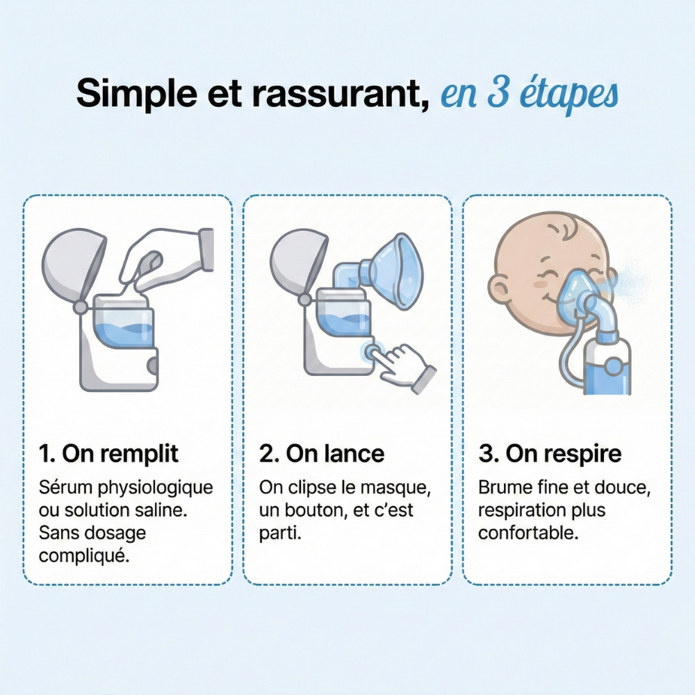 Nebulio™ - Apaisez la toux de vos petits en quelques minutes