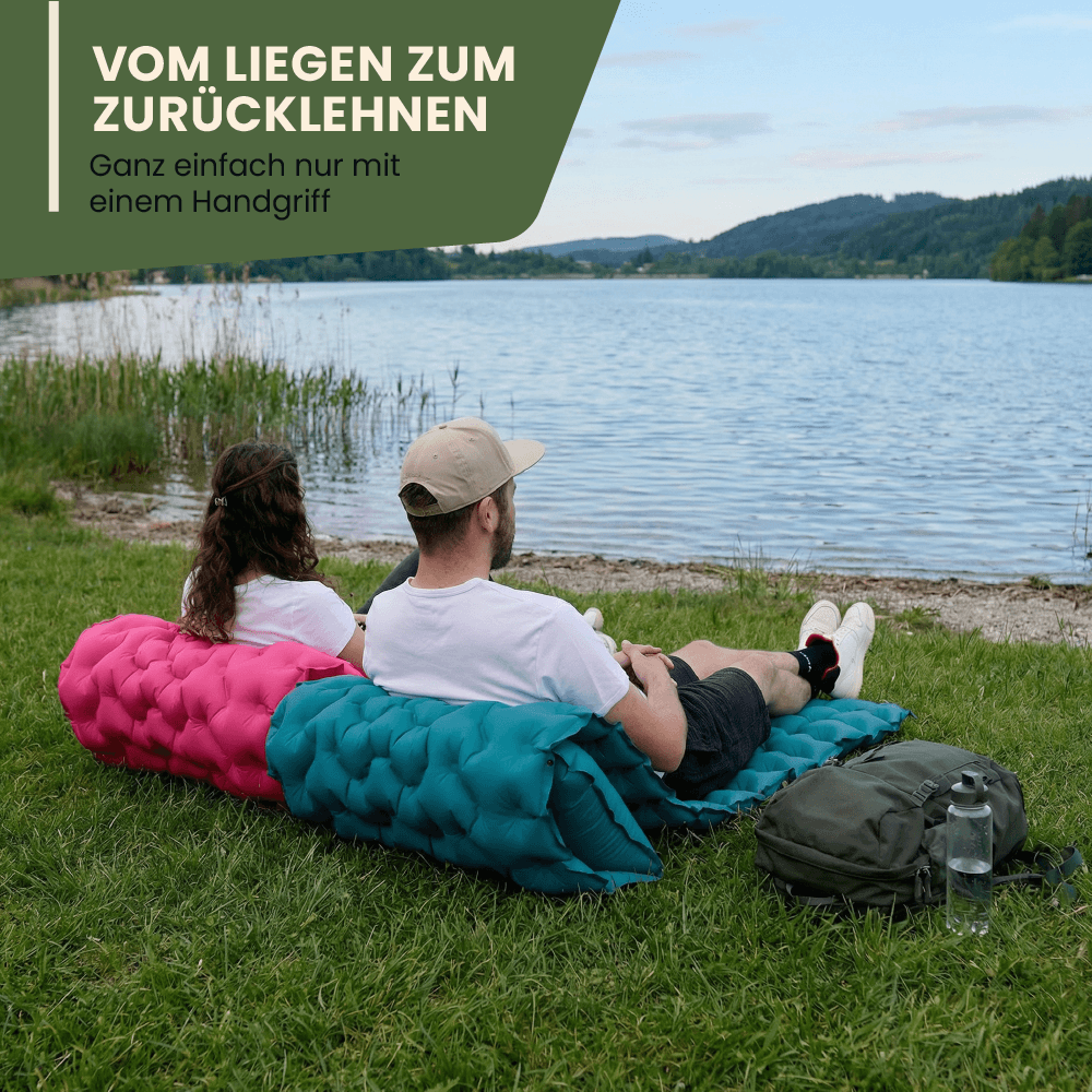 Ultraleichte & kompakte Isomatte — perfekt für Wanderungen