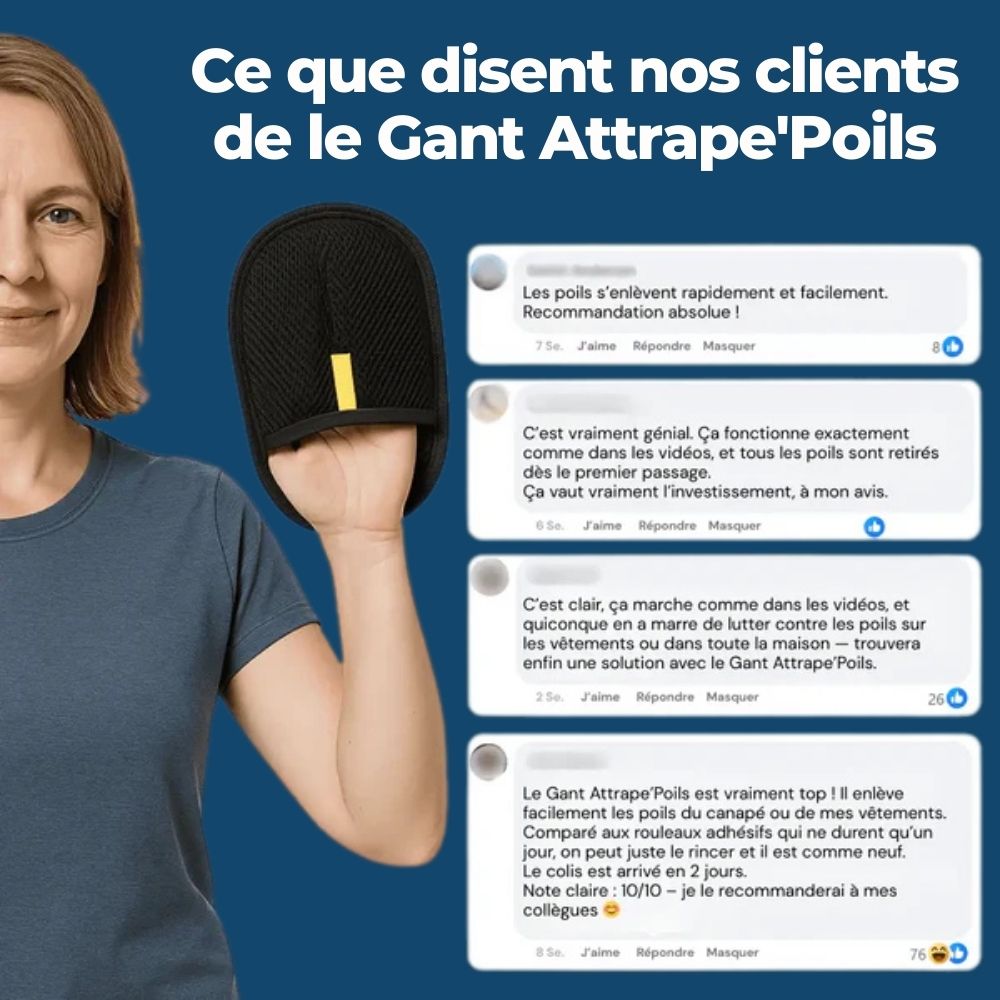 Gant Attrape Poils