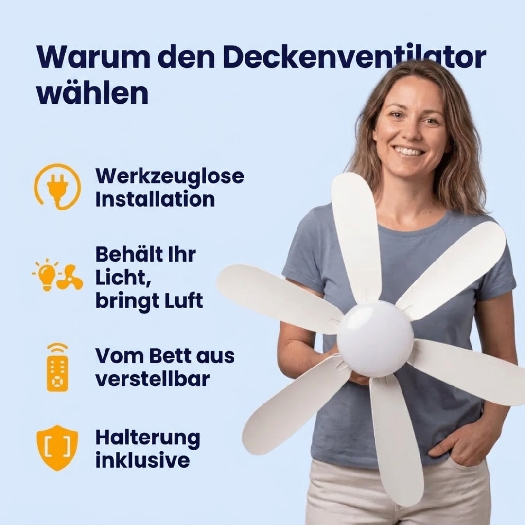 LED-Deckenventilator