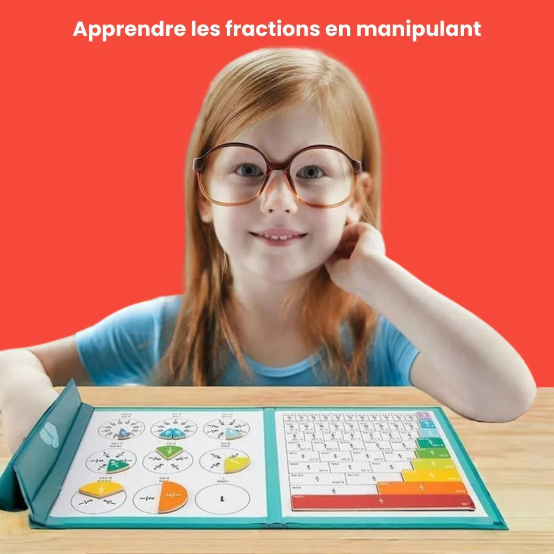 Livre pédagogique animé sur les fractions