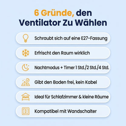 LED-Deckenventilator