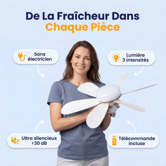 Ventilateur Plafond LED