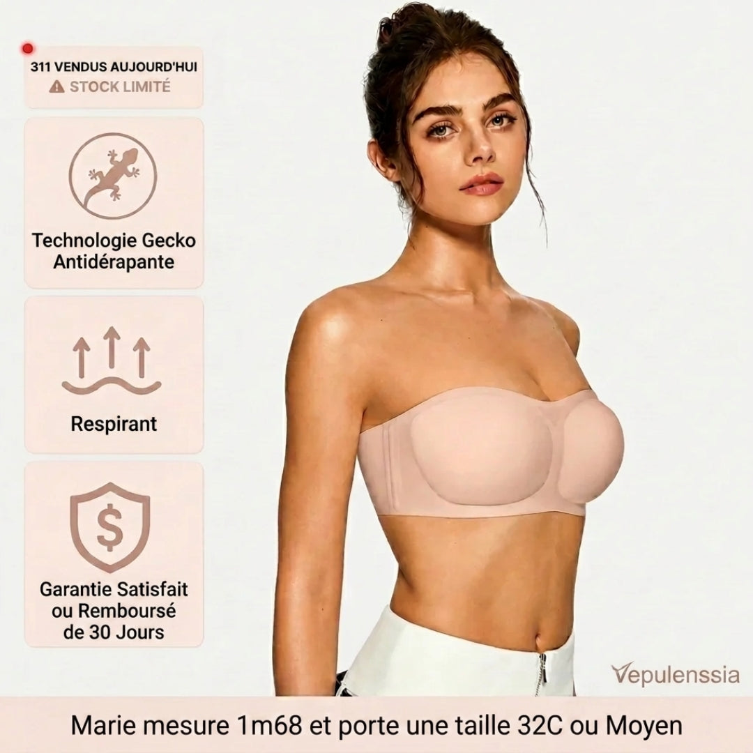 Soutien-gorge push-up sans bretelles Vepulenssia