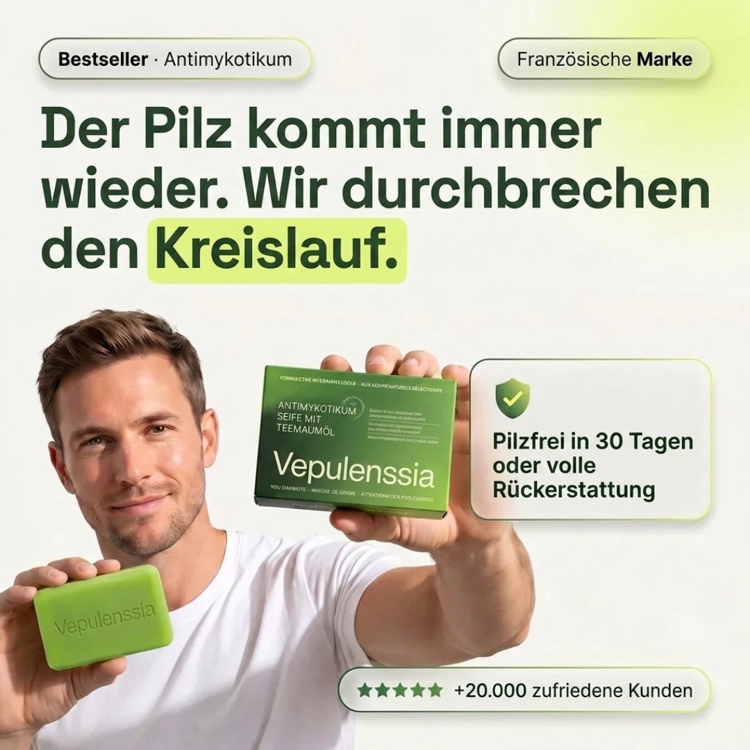 Antimykotische Reinigungsseife Vepulenssia
