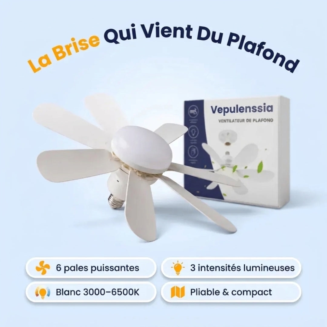 Ventilateur Plafond LED