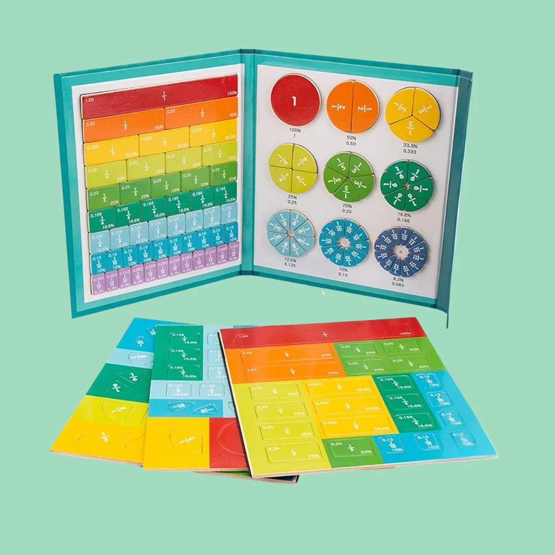 Livre pédagogique animé sur les fractions