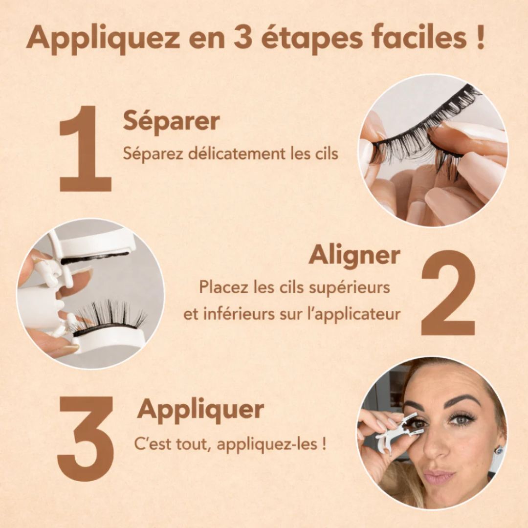 Faux Cils Magnétiques Vepulenssia sans colle
