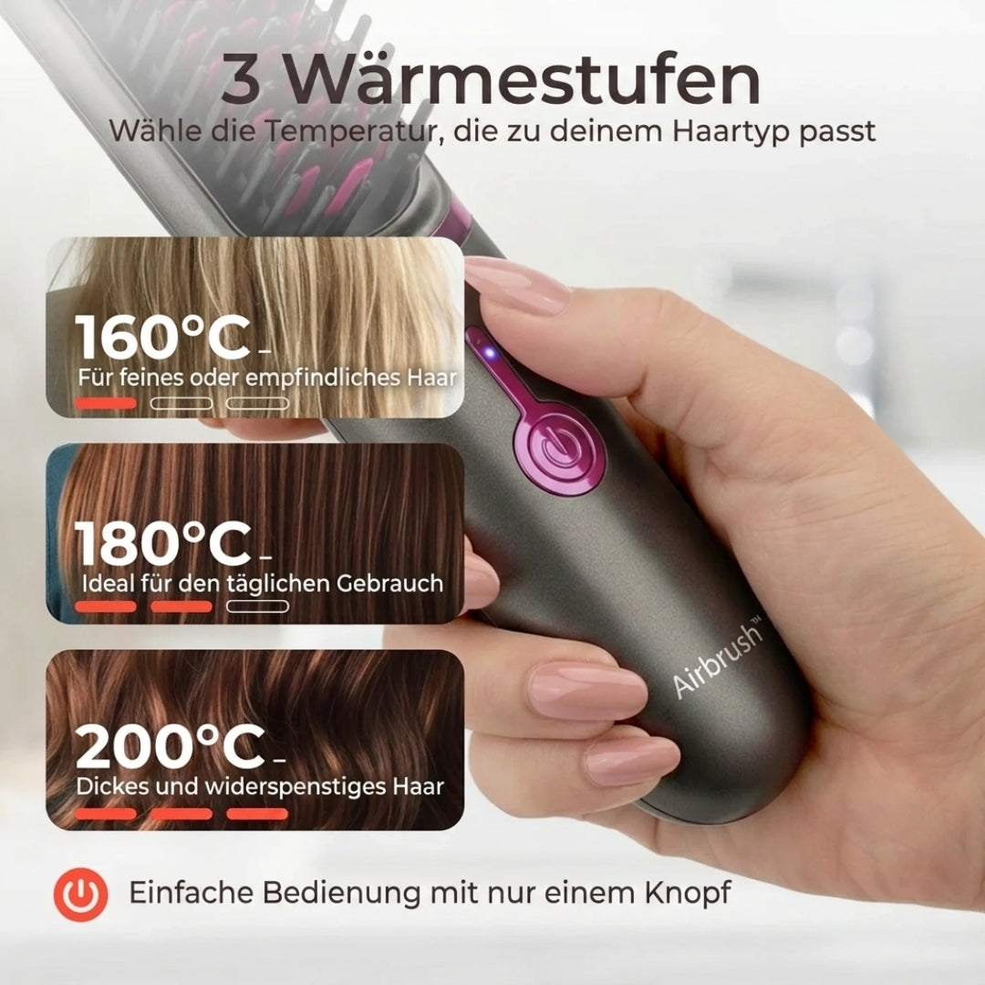 Airbrush™ Kabellose Glättungsbürste