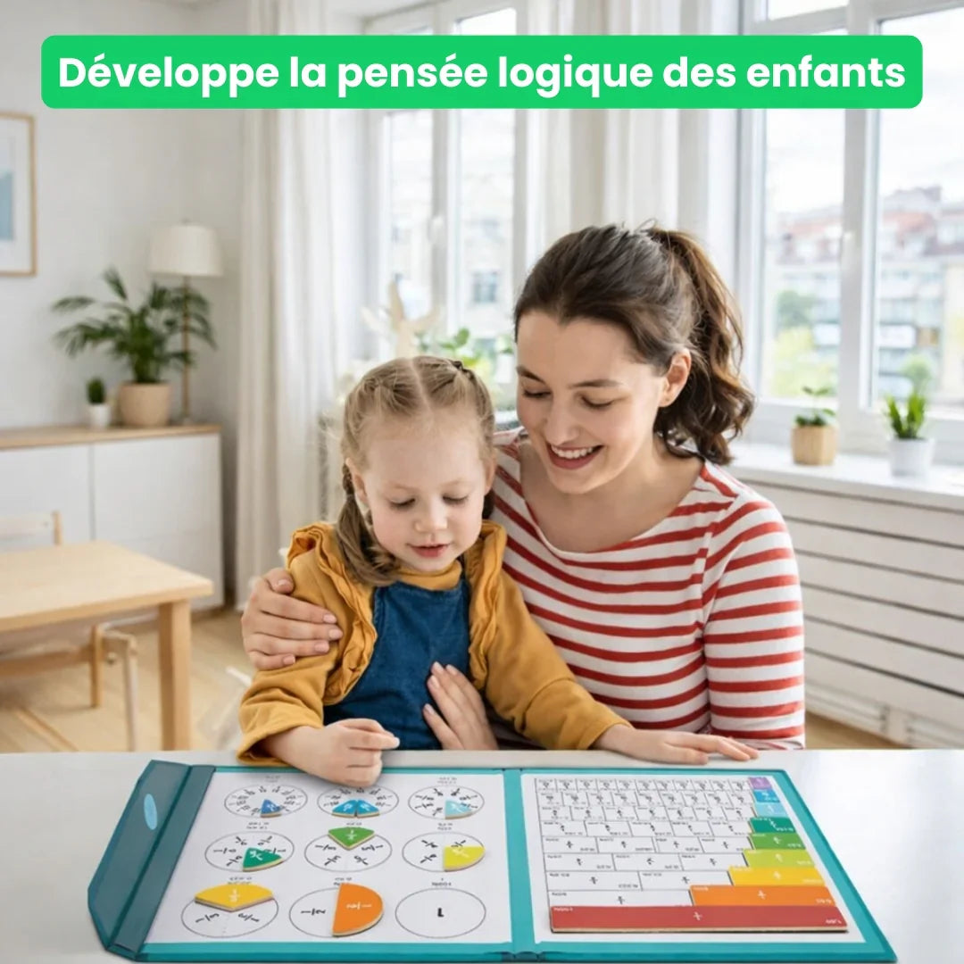Livre pédagogique animé sur les fractions
