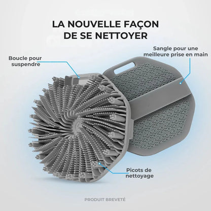 Brosse de Douche Hygiénique Anti-Bactérienne