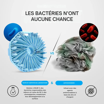 Brosse de Douche Hygiénique Anti-Bactérienne