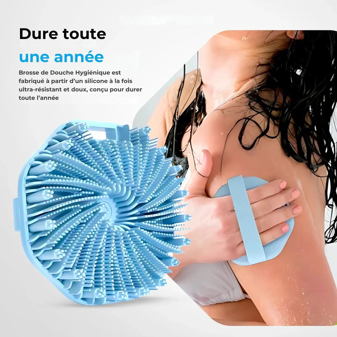 Brosse de Douche Hygiénique Anti-Bactérienne