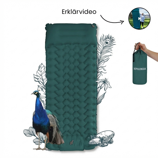 Ultraleichte & kompakte Isomatte — perfekt für Wanderungen