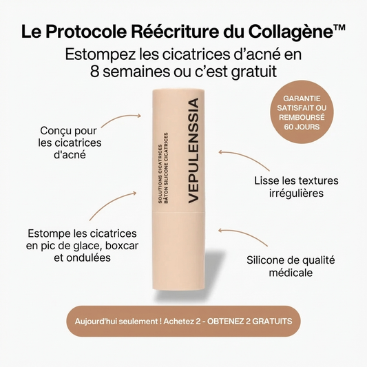 Stick Clinique de Remodelage des Cicatrices d'Acné Vepulenssia™