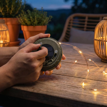 Luminia™ – Guirlande Solaire LED pour Extérieur